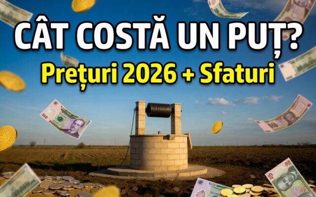 cât costă un foraj de puț Brașov