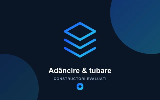 Ilustrație adancire tubare — Constructori Evaluați
