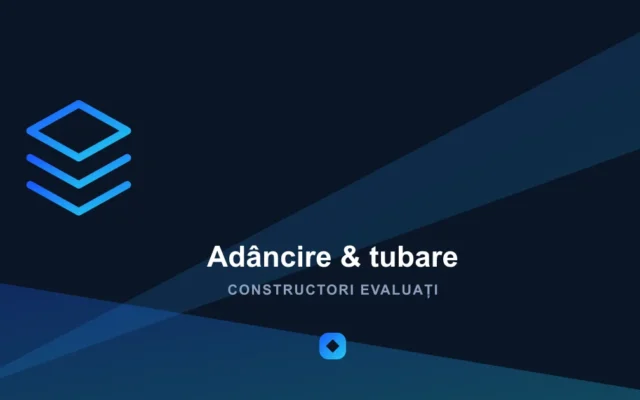 Ilustrație adancire tubare — Constructori Evaluați