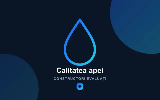 Ilustrație calitatea apei — Constructori Evaluați