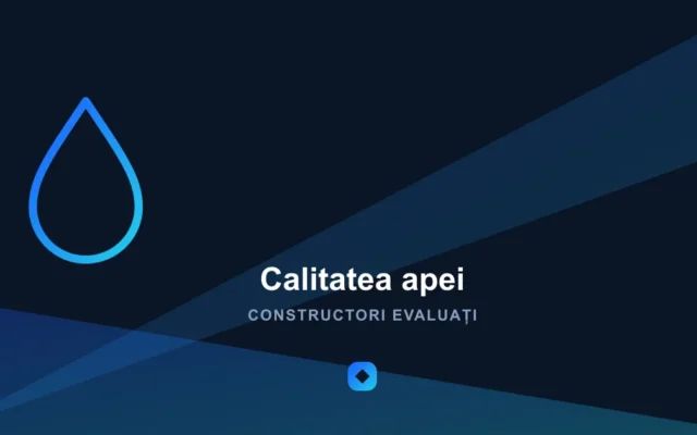 Ilustrație calitatea apei — Constructori Evaluați