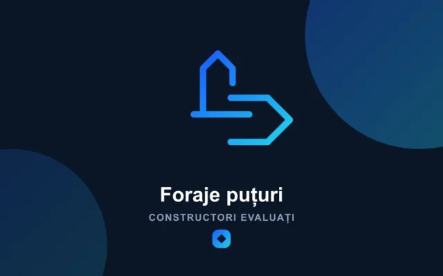 Ilustrație foraje puturi — Constructori Evaluați